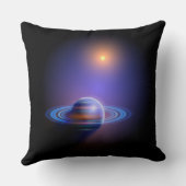 土星と太陽イン宇宙 クッション (裏面)