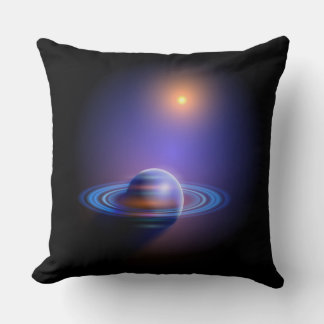 土星と太陽イン宇宙 クッション