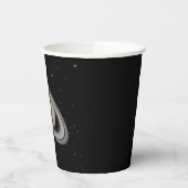 土星のオーロラと環 紙コップ (左)