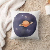 土星のセレナーデ：コズミックウォーターの色 クッション (ブランケット)