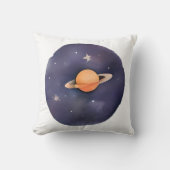 土星のセレナーデ：コズミックウォーターの色 クッション (正面)