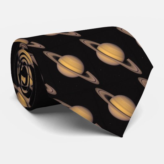 土星のタイ ネクタイ (ロール)