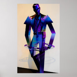 土星のファッション、トルーザーリングや輪男性へケンゲージ ポスター