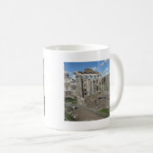 土星のフォーラムRomanumの寺院 コーヒーマグカップ (正面右)