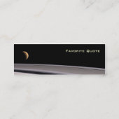 土星のプロフィールカード スキニー名刺 (裏面)