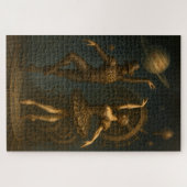 土星の下のステームパンクバレエ ジグソーパズル (横)