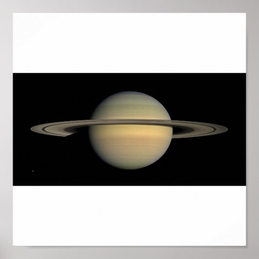 土星の全体像 ポスター (正面)