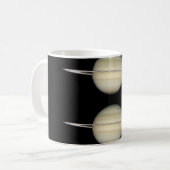 土星の写真配列 コーヒーマグカップ (正面左)