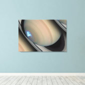 土星の動的オーロラ キャンバスプリント (インサイチュ (ウッドフロア))