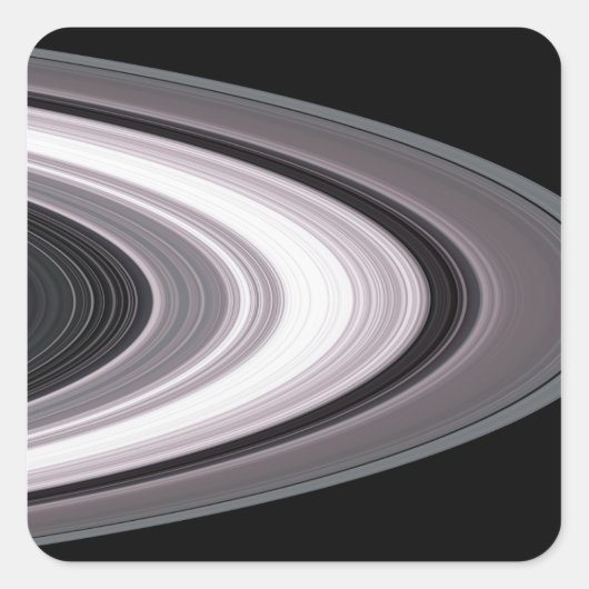 土星の小さな粒子Aのマジで1/2sリングや輪 スクエアシール (正面)