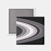 土星の小さな粒子Aのマジで1/2sリングや輪 マグネット (正面/裏面)