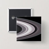土星の小さな粒子Aのマジで1/2sリングや輪 缶バッジ (正面&裏面)