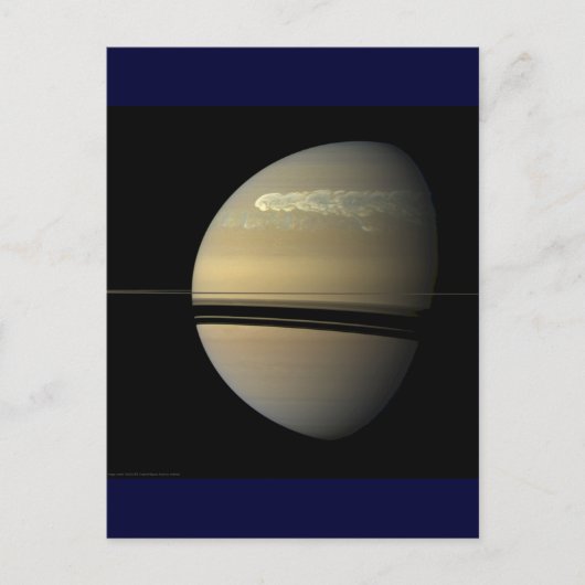 土星の嵐 ポストカード (正面)