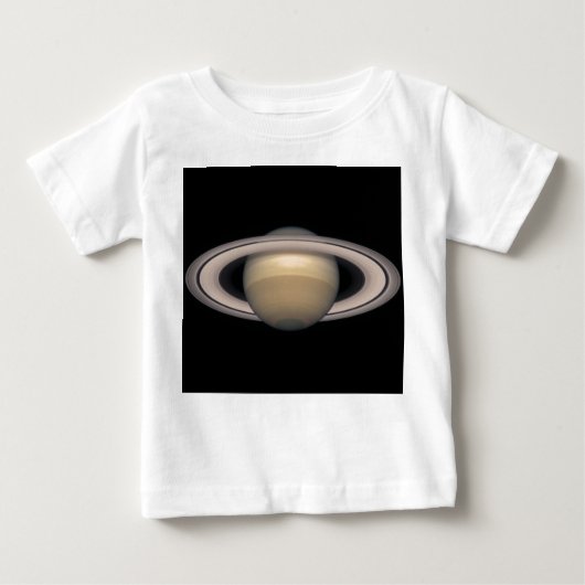 土星の幼児Tシャツの宇宙天文学のギフトのアイディア ベビーTシャツ (正面)