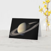 土星の最も素晴らしいポートレート カード (黄色い花)