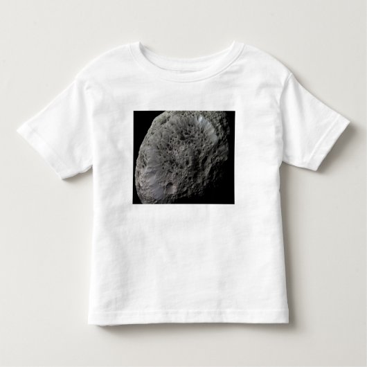 土星の月の偽の色のHyperion トドラーTシャツ (正面)