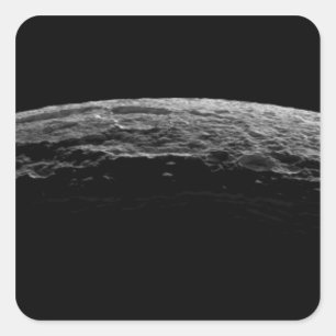 土星の月の非現実的な景色 スクエアシール