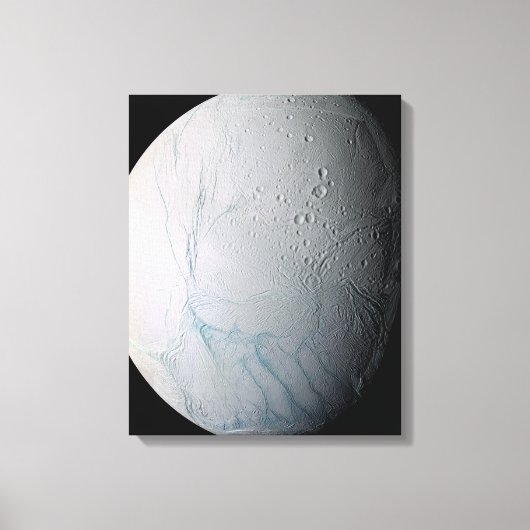 土星の月エンケラドゥス2 キャンバスプリント (正面)