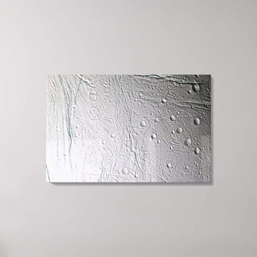 土星の月エンケラドゥス4 キャンバスプリント (正面)