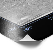 土星の月ジオンの世界地図 フォトプリント            (角)