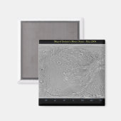 土星の月ジオンの世界地図 マグネット (正面/裏面)