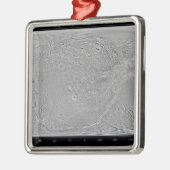 土星の月ジオンの世界地図 メタルオーナメント (左)