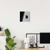 土星の月ミマス ポスター (ホームオフィス)