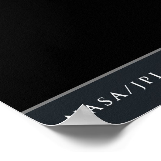 土星の月Hyperion ポスター (角)