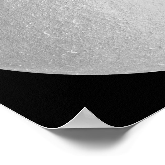 土星の氷のような月経 ポスター (角)