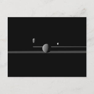 土星の衛星はがき ポストカード