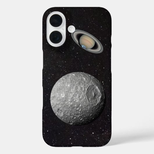 土星の衛星ミマスの星空 Case-Mate iPhoneケース (裏面)
