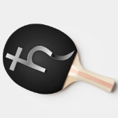 土星の記号 卓球ラケット (横)