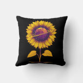 土星ひまわり クッション (裏面)