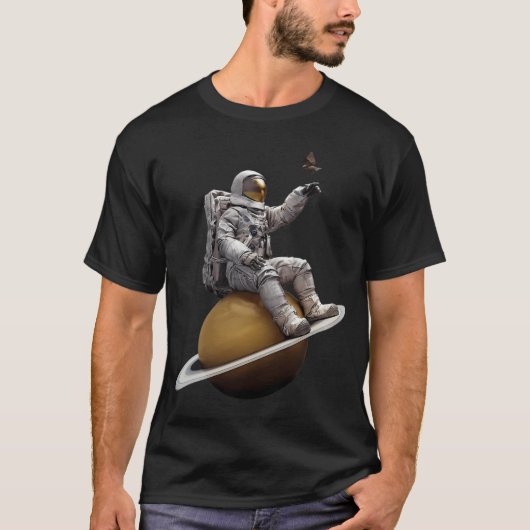 土星を訪ねて Tシャツ (正面)