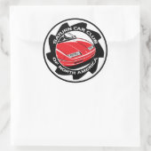 土星カークラブ北アメリカ3インチラウンドステッカー ラウンドシール (バッグ)