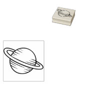 土星ゴムスタンプ ラバースタンプ (押印)