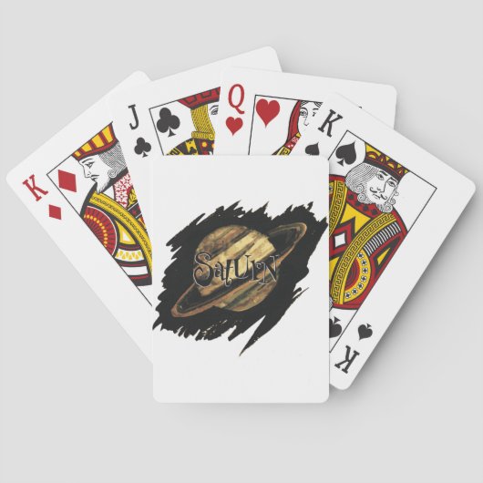 土星トランプ トランプ (裏面)