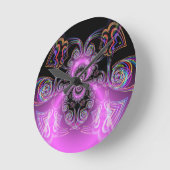 土星ハート ラウンド壁時計 (傾斜)