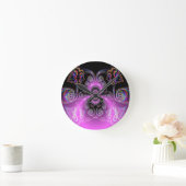 土星ハート ラウンド壁時計 (ホーム)