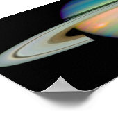 土星ポスタープリント ポスター (角)