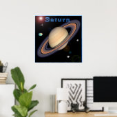 土星ポスター ポスター (ホームオフィス)