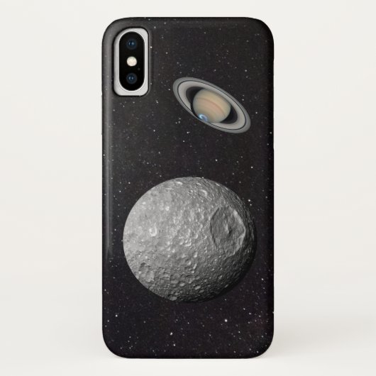 土星ムーンミマススターリースカイ Case-Mate iPhoneケース (裏面)