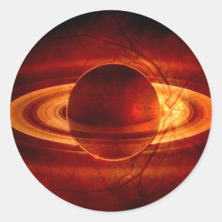 土星ユニークの眺め ラウンドシール