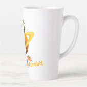 土星リングや輪軌道付き宇宙パイナップル カフェラテマグ (右)