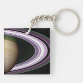 土星リングや輪 キーホルダー (裏面)