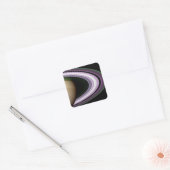 土星リングや輪 スクエアシール (封筒)