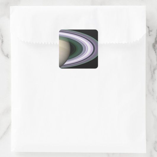 土星リングや輪 スクエアシール (バッグ)