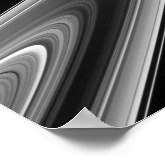 土星リングや輪 ポスター (角)