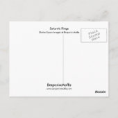 土星リングや輪 ポストカード (裏面)