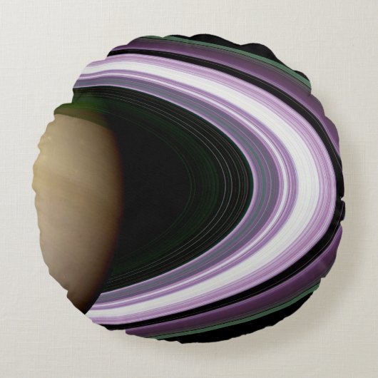 土星リングや輪 ラウンドクッション (正面)